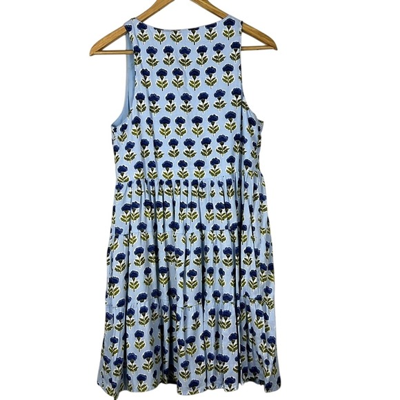 Sincerely Jules Tiered Floral Print Sleeveless V Neck Mini Dress Womens Size S - Picture 6 of 12